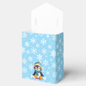 Aangepaste Penguin Baby shower Favoriet Box Bedankdoosjes (Geopend)