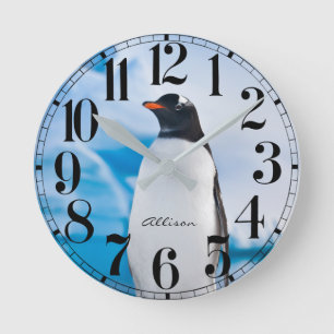 Aangepaste penguin Wall klok