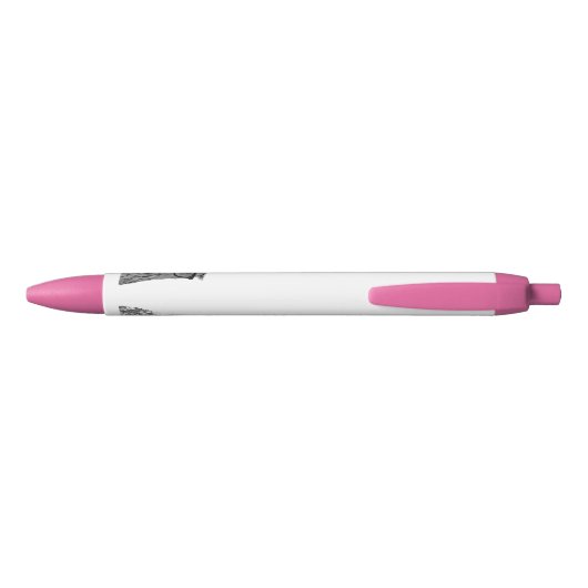 Aangepaste pennen met grappige uil die een geeky b (Achterkant)
