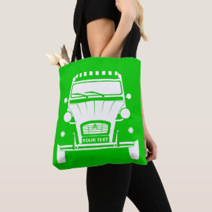 Aangepaste Personaliseer Citroen Dolly 2CV canvas  Draagtas