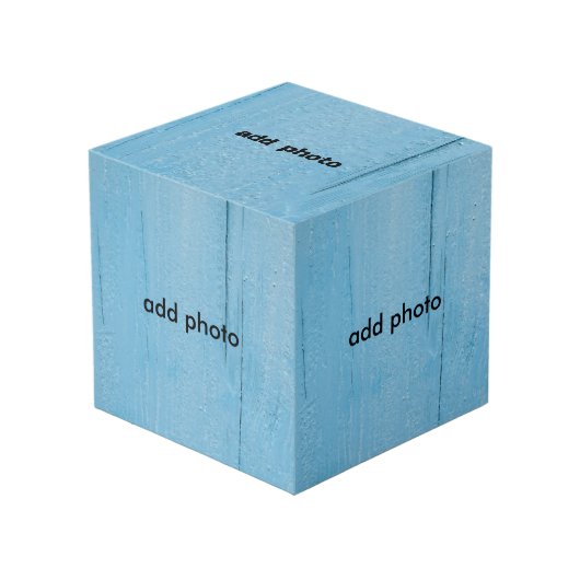 Aangepaste Personaliseer DIY afbeelding Foto toevo Kubus (Voorkant hoekig)
