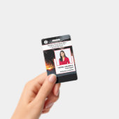 Aangepaste Personeelsfoto ID-kaart Bar Code Badge (Handheld)