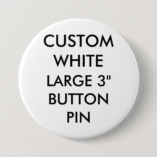 Aangepaste persoonlijke 3-inch grote Button pinpas (Voorkant)