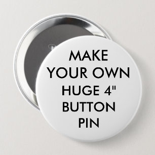 Aangepaste persoonlijke 4-inch grote Button pinpas