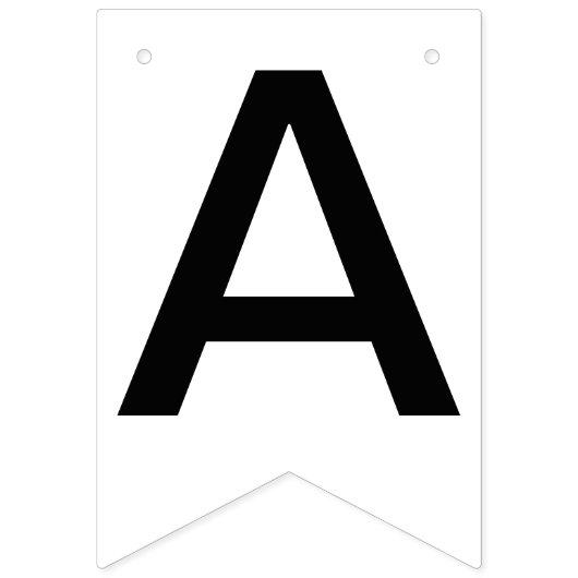 Aangepaste persoonlijke aangename markering voor J Vlaggetjes (Tweede vlag)