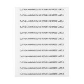Aangepaste persoonlijke Adresetiketten lege Sjablo (Vel)