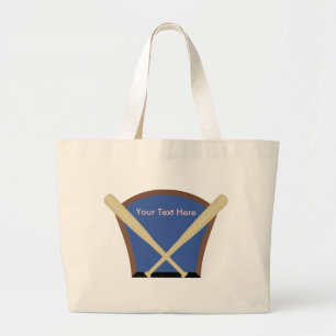 Aangepaste persoonlijke Baseball-Canvas tassen