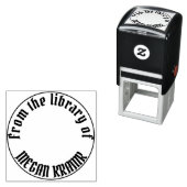 Aangepaste persoonlijke bibliotheekstempel zelfinktende stempel (In situ)