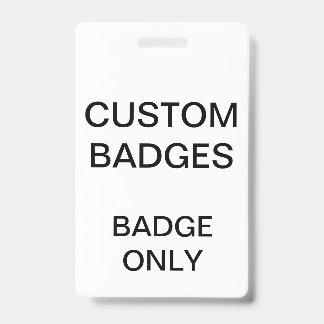 Aangepaste persoonlijke Blanco BADGE-Sjabloon Badge