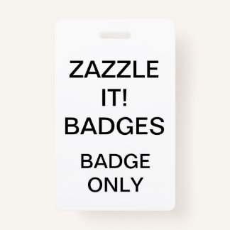 Aangepaste persoonlijke Blanco BADGE-Sjabloon Badge