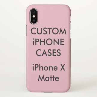 Aangepaste persoonlijke blanco iPhone X-Hoesje Sja