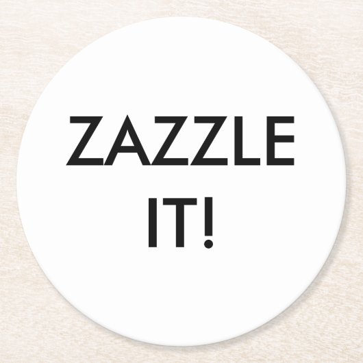 Aangepaste persoonlijke blanco Onderzetter Sjabloo (Voorkant)