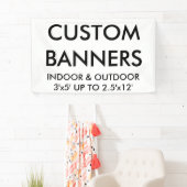 Aangepaste persoonlijke Blanco Sjabloon met 5 x 3  Spandoek (Insitu)