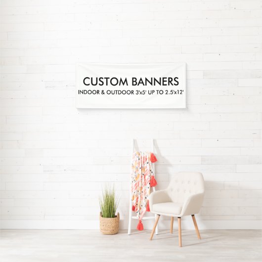 Aangepaste, persoonlijke Blanco Sjabloon voor 6 x Spandoek (Insitu)