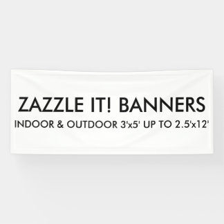 Aangepaste, persoonlijke Blanco Sjabloon voor 6 x Spandoek
