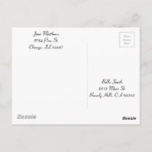 Aangepaste persoonlijke bruine droomvanger briefkaart (Achterkant)