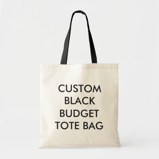 Aangepaste persoonlijke Canvas tas voor budget, BL (Voorkant)