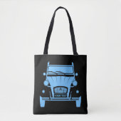 Aangepaste persoonlijke Citroen 2CV-canvas tas (Voorkant)