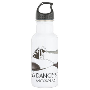 Aangepaste persoonlijke dans voor dans Studio Tapd Waterfles