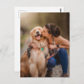 Aangepaste persoonlijke foto briefkaart (Voorkant / Achterkant)