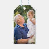 Aangepaste persoonlijke foto cadeaulabel (Voorkant)