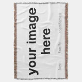 Aangepaste persoonlijke foto deken (Voorkant Verticaal)