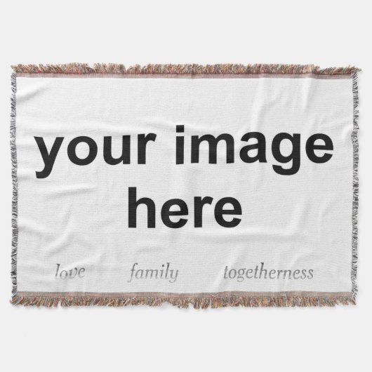 Aangepaste persoonlijke foto deken (Voorkant)