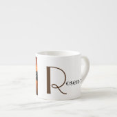 Aangepaste persoonlijke foto espresso kop (Voorkant rechts)