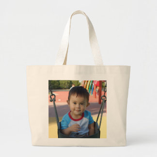Aangepaste persoonlijke foto grote tote bag