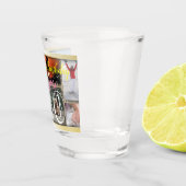 Aangepaste persoonlijke foto-inkuiling op zaterdag shot glas (Rechts)