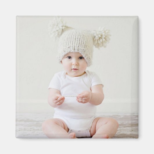 Aangepaste persoonlijke foto magneet (Voorkant)