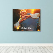 Aangepaste persoonlijke foto-Pas getrouwd van Coup Canvas Afdruk (Insitu (Houten vloer))