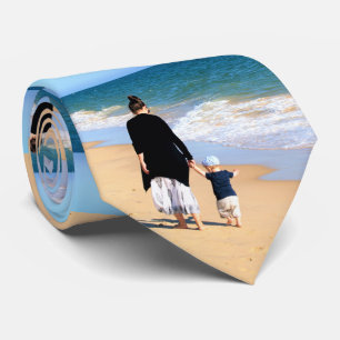 Aangepaste persoonlijke foto-Stropdas cadeau Stropdas
