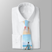 Aangepaste persoonlijke foto-Stropdas cadeau Stropdas (Gebonden)