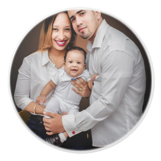 Aangepaste persoonlijke foto van de familie keramische knop