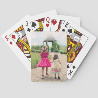 Aangepaste persoonlijke foto voor kinderen bevesti pokerkaarten