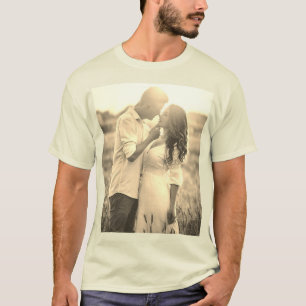 Aangepaste persoonlijke fotoafdrukken t-shirt