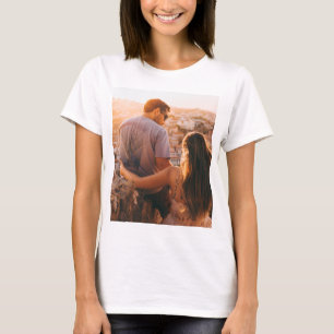 Aangepaste persoonlijke fotoafdrukken t-shirt