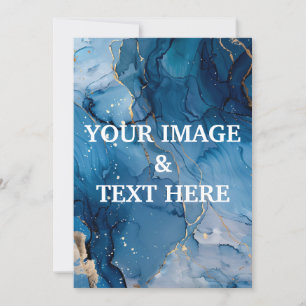 Aangepaste persoonlijke fotouitnodiging kaart