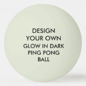 Aangepaste persoonlijke gloed in DARK Ping Pong Ba Pingpongballen (Voorkant)