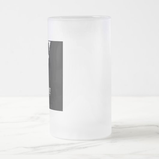 Aangepaste persoonlijke Groomsmen of Beste Man Cad Matglas Bierpul (Center)