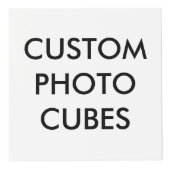 Aangepaste persoonlijke grote 4-inch fotokubus (Rechts)