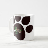 Aangepaste persoonlijke hond Aangepaste hond Foto  Koffiemok (Voorkant links)