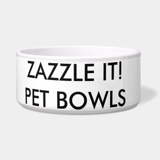 Aangepaste persoonlijke hond of kat Bowl Sjabloon Voerbakje