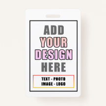 Aangepaste persoonlijke Kantoor Event Identity Bad