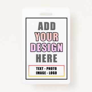 Aangepaste persoonlijke Kantoor Event Identity Bad Badge