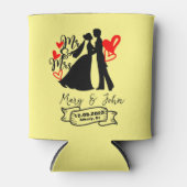 Aangepaste persoonlijke Koelbox voor bier voor bru Blikjeskoeler (Voorkant)