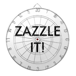 Aangepaste, persoonlijke lege dartboard-Sjabloon Dartbord