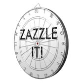 Aangepaste, persoonlijke lege dartboard-Sjabloon Dartbord (Voorkant Rechts)
