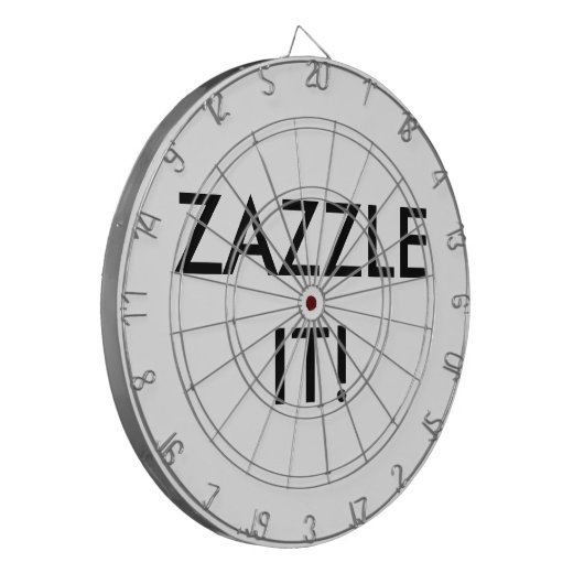 Aangepaste, persoonlijke lege dartboard-Sjabloon Dartbord (Voorkant Links)